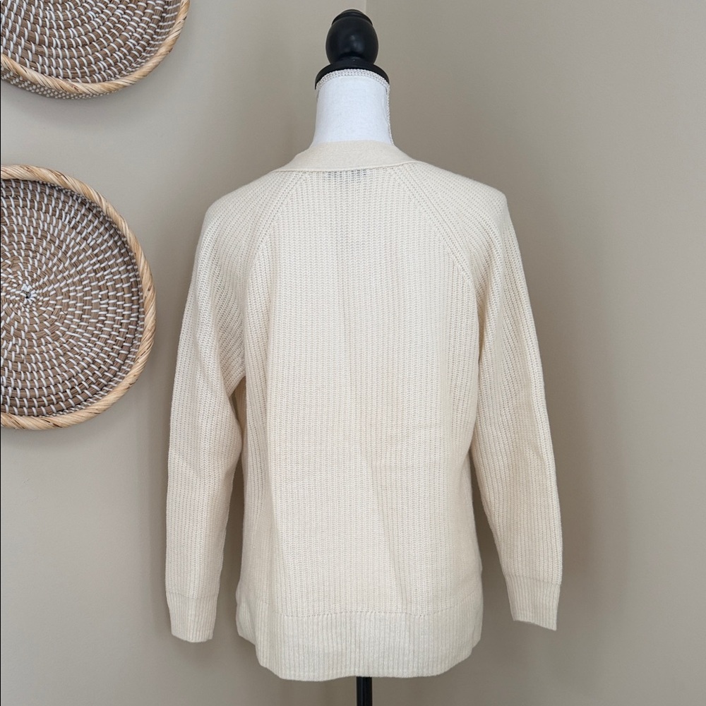MADEWELL Lyle Rib Henley Sweater - Picture 5 of 8